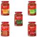 Mutti Pasta Sauce Pick N Mix - Choose From 4+ Flavours | Tomato-Basil Tomato-Parmesan Tomato-Chilli Tomato-Grilled Vegetables Flavors - Authentic Taste of Italy| 5 Pack (400g each)