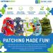 Opthopatch Kids Eye Patches - Fun Boys Design - 40 Latex-Free Hypoallergenic Cotton Adhesive Bandages - Buy Online on GoSupps.com