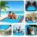 ISOPHO 79''x83'' Beach Blanket - Waterproof & Sandproof Picnic Mat for 4-7 Adults, Portable & Lightweight Beach Mat for Travel, Camping, Hiking - Blue - Buy Online on GoSupps.com