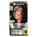 Garnier Nutrisse Ultra Color Permanent Hair Dye Vibrant Long-Lasting Colour Vegan Formula Nourished Hair Protects Hair Against Dryness 117 Intense Ash Black 1 Application Packaging May Vary BLACK/BLUE SHADES 117 Intense Ash Black