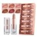 CCbeauty Matte Nude Lipstick Set 6 Colors Velvet Smooth Lip Stick Waterproof Long Lasting Moisturizer Pigmented Non-Stick Cup Not Fade Lip Makeup Valentine's Day Gift Sets for Her Girls Women, Set B