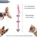 Buy Dyrdecly Adjustable Dog Training Bells - 2 Piece Potty Training Ring - Pink Communication Tools for Dogs - Buy Online on GoSupps.com