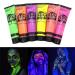 MIELIKKI 6Pcs UV Black Light Glow Face & Body Paint Set  Blacklight Glow Makeup Kit  Neon Fluorescent Face Paints for Rave Festivals  Parties  Night-Out  Easy to Use & Remove  Vibrant Colors