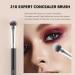 Premium Eyeshadow & Concealer Brush | Dense Synthetic Bristles | All Over Short Flat Shader for Eye Shadow & Blending - Expert Concealer Brush 210 - Buy Online on GoSupps.com