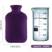 Samply 2L Hot Water Bottle with Soft Cover - Neck & Shoulder Pain Relief - Hot/Cold Therapy for Hand & Feet - Purple/Dark Purple - Buy Online on GoSupps.com