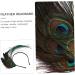 MERRYHAPY Peacock Feather Headband Headdress Cosplay Headdress Feather Headdress Headwear Party Headdress Headband Party Headwear Stage Hair Band Feather Hair Band - Buy Online on GoSupps.com