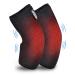 Comfier Heated Knee Brace Wrap with Massage,Vibration Knee Massager with Heating Pad for Knee, Leg Massager, Heated Knee Pad for Stress Relief (Large Size-Black) 1 Count (Pack of 1)