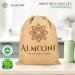 Almooni Premium Egyptian Exfoliating Loofah Pad Body Scrubber - Round Shape - Natural Egyptian Shower Sponge - 2 Pack - Buy Online on GoSupps.com