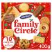 McVitie's Family Circle 10 premium varities Assortment of Creams Chocolate Jam and other Sweet Biscuits 400g Bulk cookies Perfect for Gifting Mum & Dad by zamfoods nutrition information pack