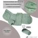 CANICOAT Dog Bathrobe Lavari - 100% Cotton Towel Oeko-TEX Certified Size 10 Mint Green - Perfect for Pets | Shop Internationally - Buy Online on GoSupps.com