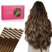 If -alife tape extensions real hair 20pcs 50g 55cm 22 inch balayage chocolate brown to caramel blonde remy invisible tape extensions silky straight real hair extensions skin weft tape in 55cm #4/27/4 balayage chocolate brown to caramel blonde