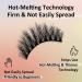 WILD UNIVERSE 3D Mink Faux Cat Eye False Eyelashes - 10 Pairs | 15mm Wispy Lightweight Curly Lashes - B010 - Buy Online on GoSupps.com