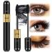 Mascara waterproof black - silk fiber Eyelash mascara mascara extra long thick lash mascara wiped and not clumsy for make -up make -up 9 ml