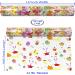 AnapoliZ Easter Cellophane Wrap Roll - 100 Ft. x 16 In. | Crystal Clear 2.3 Mil Thick Design for Easter Treats, Baskets, and Gifts - Bunny and Eggs Cellophane - Buy Online on GoSupps.com
