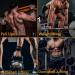 Durable Orange Forest Weightlifting Straps - Double-Layer Leather & Neoprene Wrist Loops for Powerlifting Crossfit & Pull-Ups | Unisex Black Handles - Buy Online on GoSupps.com