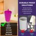 Klickpick Home Kids Cups with Built-in Straw - Set of 8 | 10oz Toddler Drinking Cups | BPA Free & Dishwasher Safe | Brightly Colored Tumbler Cups - Buy Online on GoSupps.com