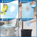 Disposable Waterproof Toilet Seat Covers (20 Pack) - XL Size for Adults & Kids - Ideal for Travel, Public Restrooms, Airplane & Camping - Buy Online on GoSupps.com