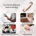 Pure Copper Bracelet for Men & Women - 6 Magnetic Design 16cm - Perfect Gift for Women - Buy Online on GoSupps.com