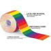 Tmax Waterproof Kinesiology Tape - Athletic Sports Tape for Injury Relief Muscle Support & Joint Pain - 5m x 5cm Rainbow - Buy Online on GoSupps.com