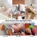 Fauxomor Makeup Sponge Holder 2PCS | Double-sided Breathable Silicone Beauty Blender Holder | Shatterproof Travel Case for All Sponges | Khaki+Pink-AA 2 PCS C-Khaki+Pink - Buy Online on GoSupps.com