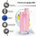 Buy Protein Shaker 'Heaven' 500 ml - Leak-Proof BPA Free Sieve & Scale - Perfect for Whey Protein BCAA & Fitness Mixing - Coral Pink - Buy Online on GoSupps.com