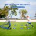 Portable Pop Up Soccer Goal Net Set with Accessories - 2.5ft Blue | For Kids & Adults Training and Backyard Play | Carrying Case & Training Cones Included - Buy Online on GoSupps.com
