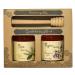 Melissokomiki Dodecanesse Honey Gift Set with Dipper (1 Thyme 130 g jar 1 Pine 130 g Wooden Dipper)