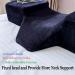 Puransen Beauty Salon Eyelash Extension Neck Pillow - Wrinkle Prevention, Anti-Aging Contour Memory Foam, Ergonomic Cervical Support (Black) - Buy Online on GoSupps.com