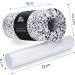 Jung & Durtig 2in1 Fascia Rollers Set - Original Foam Roller for Spine Neck & Legs | Includes eBook Training & Exercises | Duoball 12cm White   - Buy Online on GoSupps.com