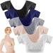 5 Pcs Underarm Sweat Vest Breathable Underarm Sweat Pads Armpit Sweat Proof Shirt Washable Armpit Sweat Pads for Women Girls Ladies  5 Colors (Large)