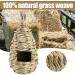 Jodsen 3 Pcs Bird Nest Hummingbird House for Outside Hanging Roosting Pouches Birds Grass Hanging Wren Finch Song Birds Nesting Hand Woven Nesting Boxes for Garden Decoration 24x10.5 cm - Buy Online on GoSupps.com