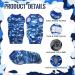Kuoser Camouflage Dog Body - Breathable Post-Op Recovery Suit for Dogs | Alternative to Protective Collar | Medical Bodysuit for Male & Female Dogs (Blue Star) | International Shipping Available - Buy Online on GoSupps.com