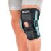 Mueller Adjustable Hinged Knee Brace - Black/Gray - One Size Fits Most - Buy Online on GoSupps.com