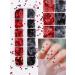 Kalolary Valentine's Day Nail Art Sequins | Heart & Lip-Shaped Holographic Flakes for Manicure & Body Decoration - 2 PCs - Buy Online on GoSupps.com