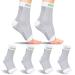 Plantarelief neuropathy socks for women men - compression socks feet neuropathy pain relief - ankle compression soothe socks for plantar fasciitis ankle swelling - l/xl 2 pairs rr - white 2 pairs l/xl