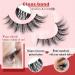 Goddvenus Russian Strip Lashes - Cat Eye Wispy False Eyelashes for Natural Volume (33C) - Buy Online on GoSupps.com