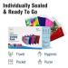 WECARE Disposable Kids Face Masks - 50 Pack Variety for Ultimate Protection | International Shipping Available - Buy Online on GoSupps.com