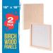 U.S. Art Supply 18x18 Birch Wood Paint Pouring Panel Boards Studio 3/4 Deep Cradle (Pack of 2) - Artist Wooden Wall Canvases - Buy Online on GoSupps.com