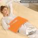 Heating Cushion 30x60cm - Soft Flannel Heat Cushion for Back Neck & Stomach with Automatic Shutdown - Silver Gray - Buy Online on GoSupps.com