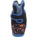 Bogs Baby Wellington Boots Plum Flower Stripe 71565 | Size UK 3-8, 9 (Child) | Construction Black Multi - Buy Online on GoSupps.com