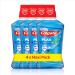 Colgate Plax Lot de 4 bains de bouche la menthe fra che avec protection contre la plaque 24h/24 7j/7 bain de bouche sans alcool** avec fluorure bain de bouche v g talien lot de 4 bouteilles de 500 ml (Lot de 4) Plax