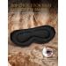 3D Contoured Sleeping Mask - Adjustable Blackout Eye Cover for Deep Sleep Travel & Lash Extensions - Buy Online on GoSupps.com