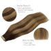 Buy If-alife 22 inch Balayage Chocolate Brown to Caramel Blonde Tape Extensions - 20pcs 50g Remy Real Hair Invisible Skin Weft - Buy Online on GoSupps.com