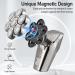 JIMSTER 7D Magnetic Head Shavers for Men - Waterproof Bald Shaver 5 in 1 Grooming Kit with LED Display - Wet/Dry Use Cordless Portable Design - Silver - Buy Online on GoSupps.com