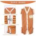 Tony Hoby Dog Shirts - Striped 4-Leg T-Shirt for Small to Large Dogs | Soft Breathable Clothing in Orange (M) - Buy Online on GoSupps.com