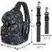 PLUSINNO Fishing Backpack Tackle Bag with Rod Holder - Water-Resistant, Ideal Fishing Gifts for Men - Large Black Camo (16.5*10.5*5.5inch) - Buy Online on GoSupps.com
