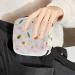 Guantierendiy Bee Flower Pattern Menstrual Cup & Sanitary Napkin Storage Bag - Travel Makeup Organizer (Color 3) - Buy Online on GoSupps.com