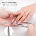 Armiz Stainless Steel Dual Head Cuticle Pusher and Nail Scraper - Gel Nail Polish Remover Tool for Fingernails and Toenails - Buy Online on GoSupps.com