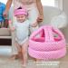 Baby Head Protector Safety Helmet - Pink DOT (1pc) | For Crawling and Walking Infants 6-36 Months - Buy Online on GoSupps.com