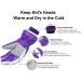 SimpliKids Girls Waterproof Insulation Ski Snowboard Gloves - Purple - Size M (7-9 Years) - Buy Online on GoSupps.com